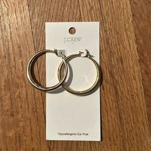Gold hoop earrings